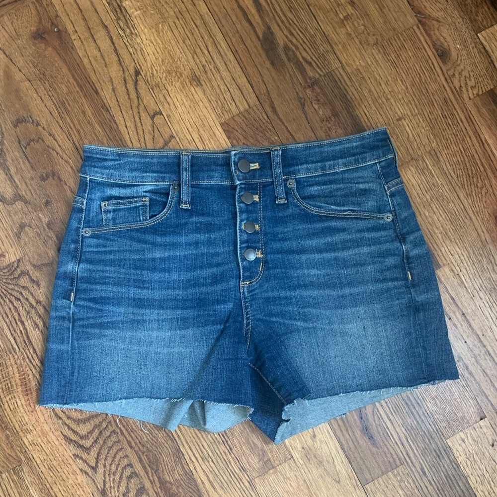 High rise button front shorts - NWOT